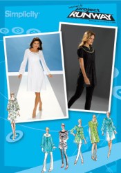 3530 SIMPLICITY DESIGN YOUR SS-LS RUNWAY DRESS, TUNIC PATTERN 14-22 UNCUT